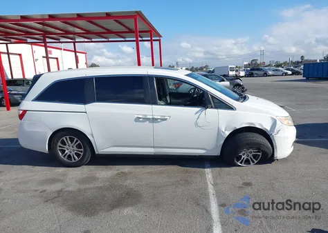 2013 Honda Odyssey Ex-L from USA, damaged, VIN 5FNRL5H61DB035447